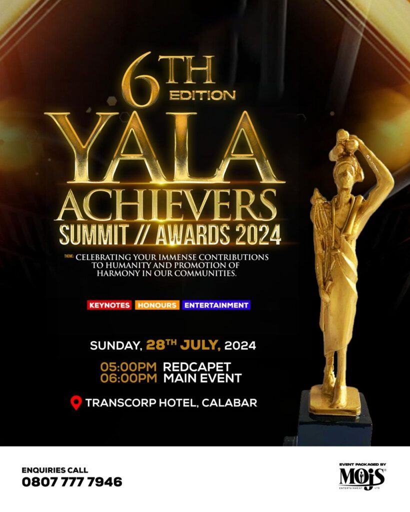 Yala Achievers Summit/Awards 2024 Holds July 28 In Calabar - TheLeader